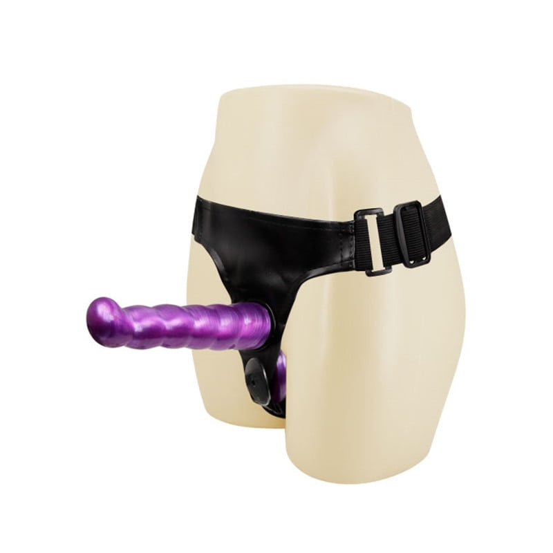 Double-Strapon-Realistic-Dildo-Ultra-Elastic-Harness-Strap-On-Dildo-Lesbian-Strap-on-Dildo-Adult-Sex-2