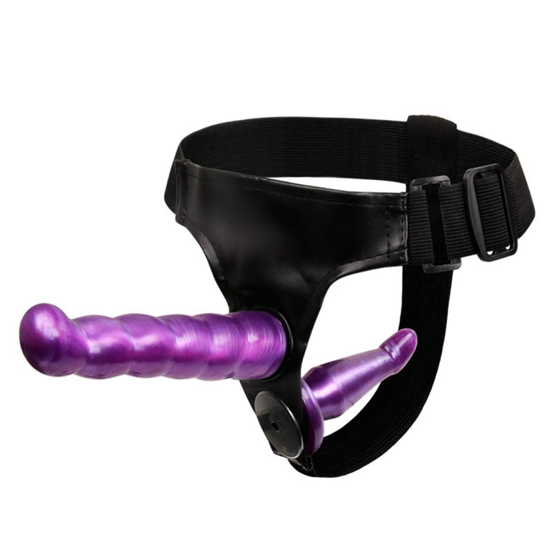 Double-Strapon-Realistic-Dildo-Ultra-Elastic-Harness-Strap-On-Dildo-Lesbian-Strap-on-Dildo-Adult-Sex-5