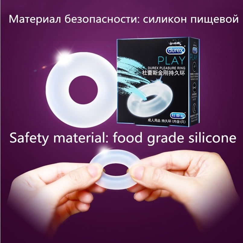 Durex-Pleasure-Penis-Ring-Firmer-Erection-Delayed-Ejaculation-Silicone-Dick-Cock-Ring-Penis-Sleeve-Erotic-Adult-2